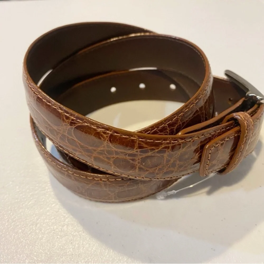 W. KLEINBERG Glazed Alligator Belt